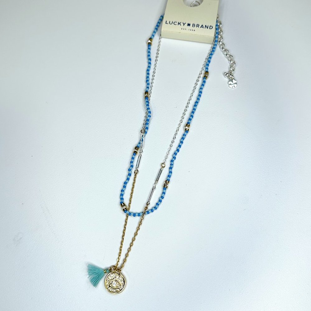 NWT Lucky Brand Layered Necklace